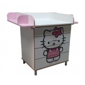 Previjalne mize SRAKA - Hello Kitty