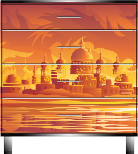 Previjalne mize SRAKA, motiv 256